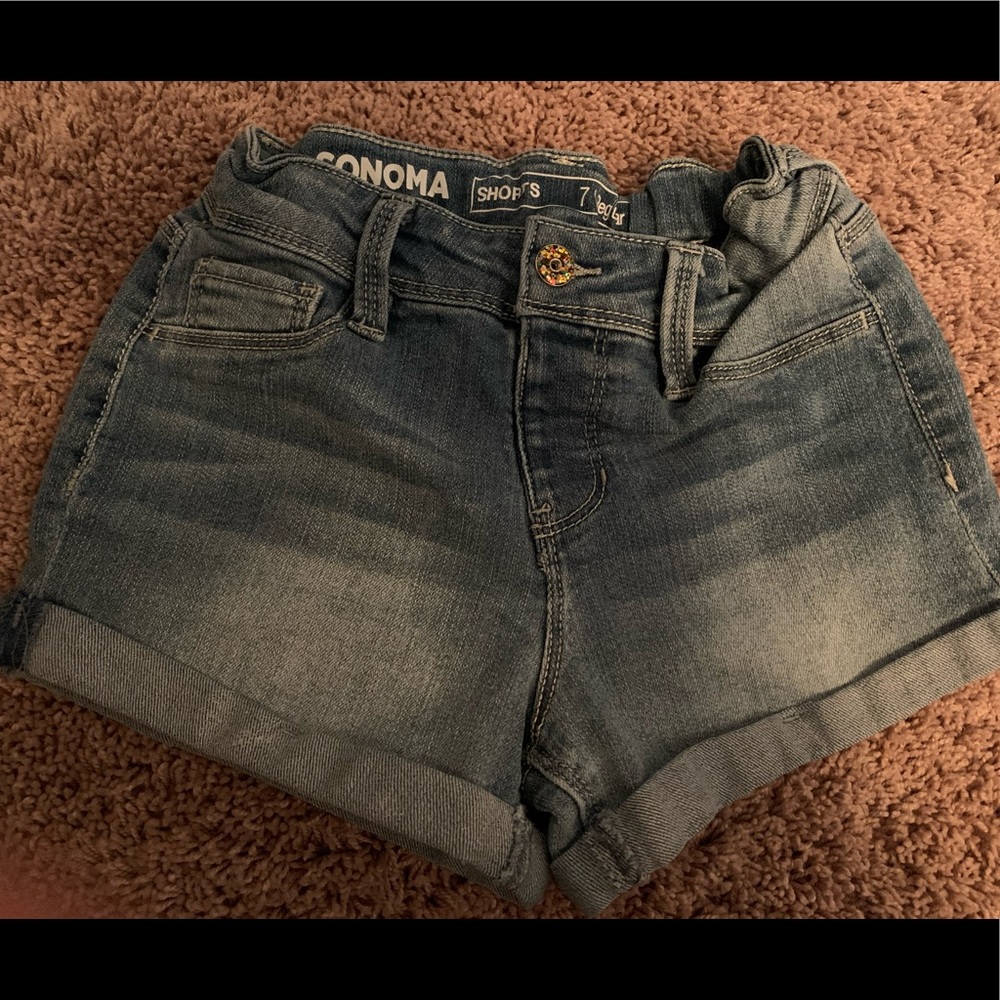 LIKE NEW! 3 pair of Old navy and Sonoma girls shorts